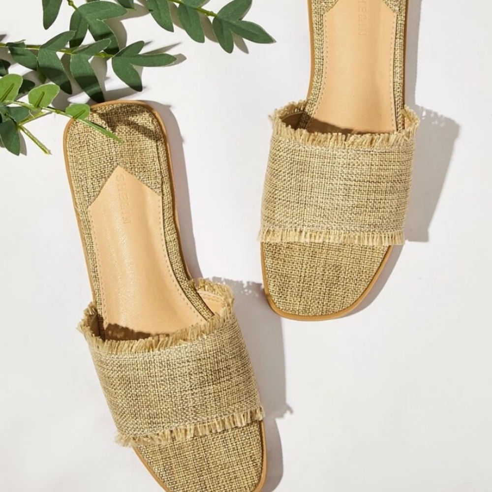 Woven Slide Sandals